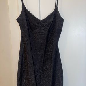Princess Polly black sparkly dress size 8